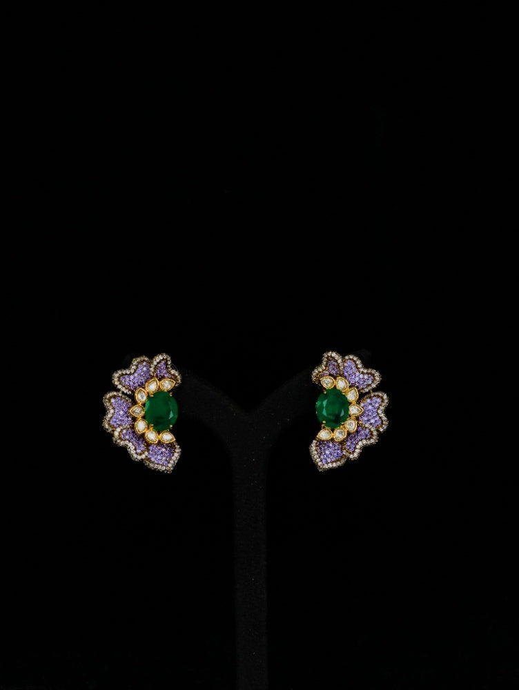 Moissanite Earrings ( Ear Cuff 10 )