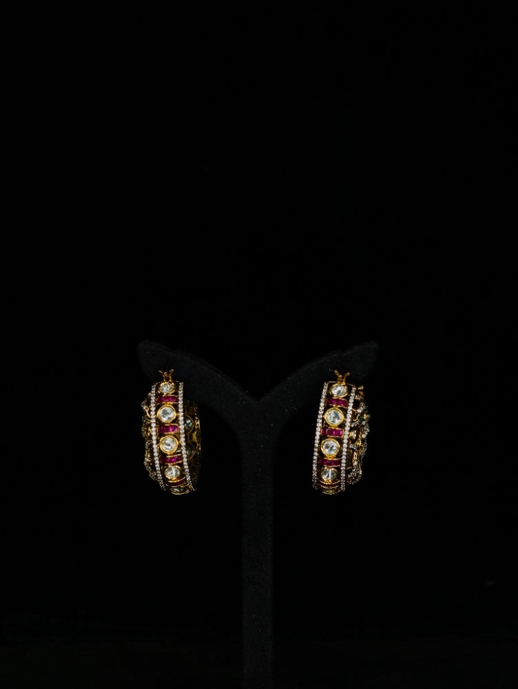 Moissanite Earrings ( Ear Cuff 11 )