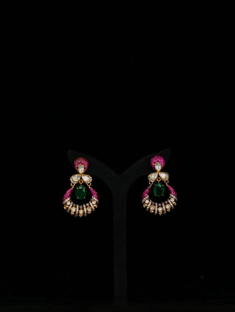 Moissanite Earrings ( Ear Cuff 13 )