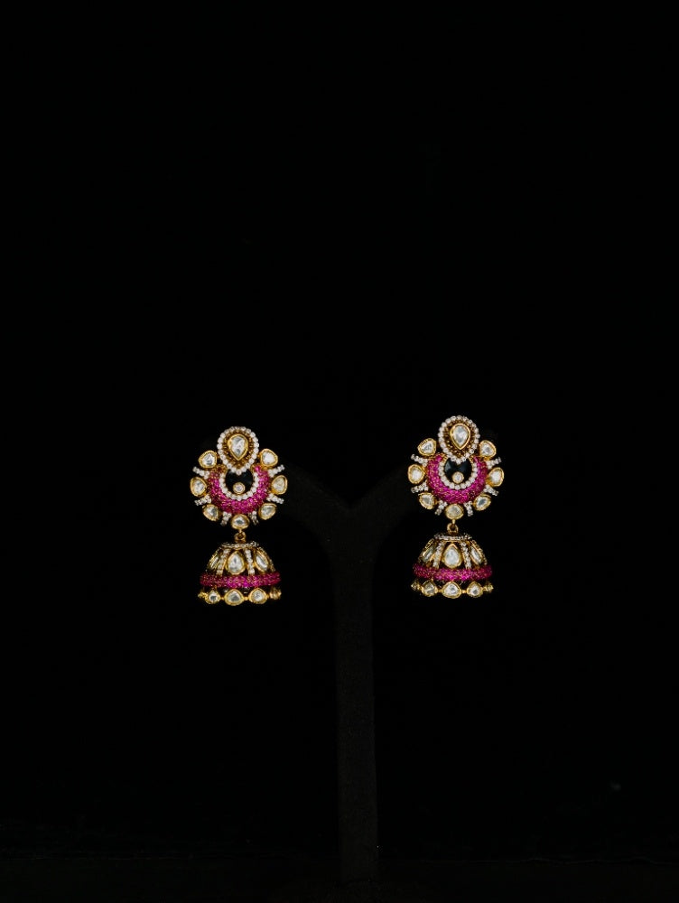Moissanite Earrings ( Ear Cuff 14 )