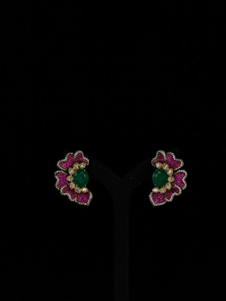 Moissanite Earrings ( Ear Cuff 09 )