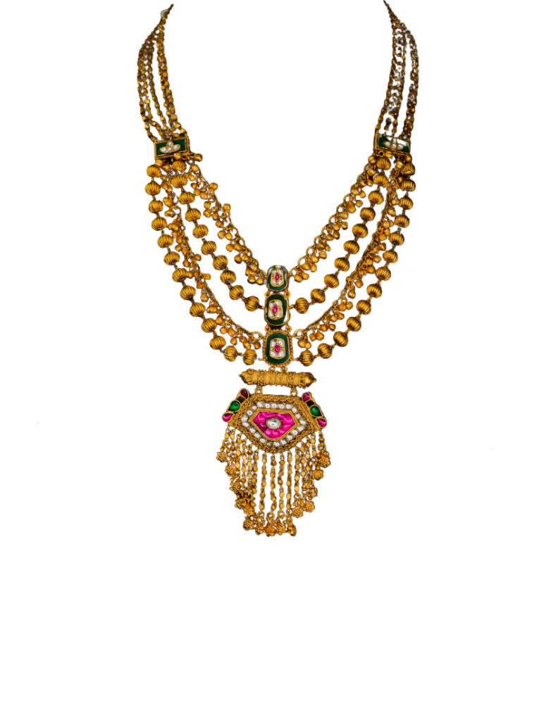 Rajwadi Long necklaces 01