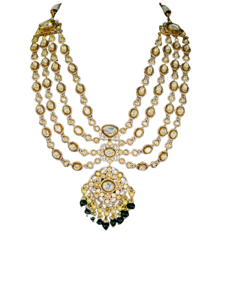 Moissanite long necklace 02