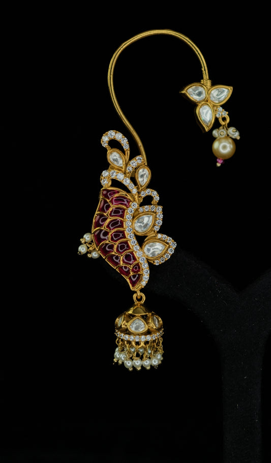 Moissanite Earrings ( Ear Cuffs 28 )