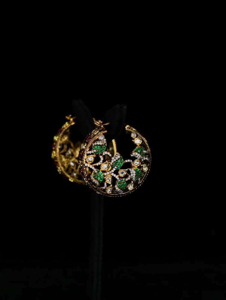 Moissanite Earrings ( Ear Cuff 11 )