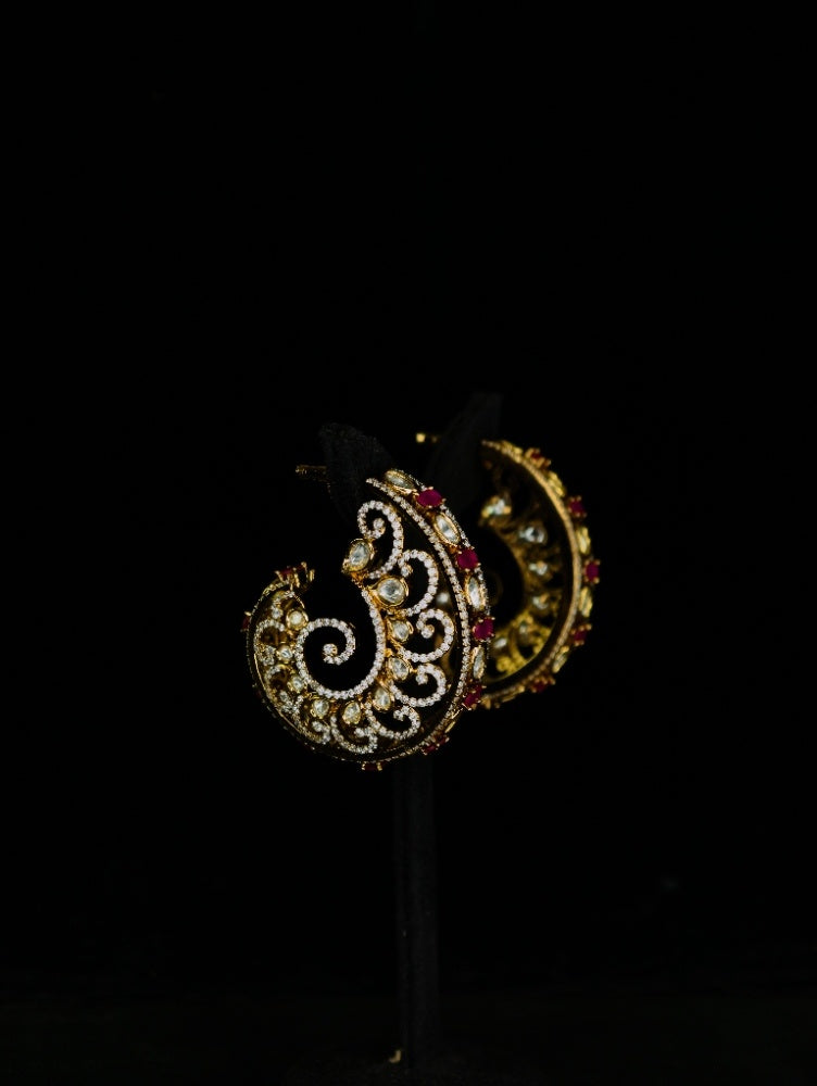 Moissanite Earrings ( Ear Cuff 15 )