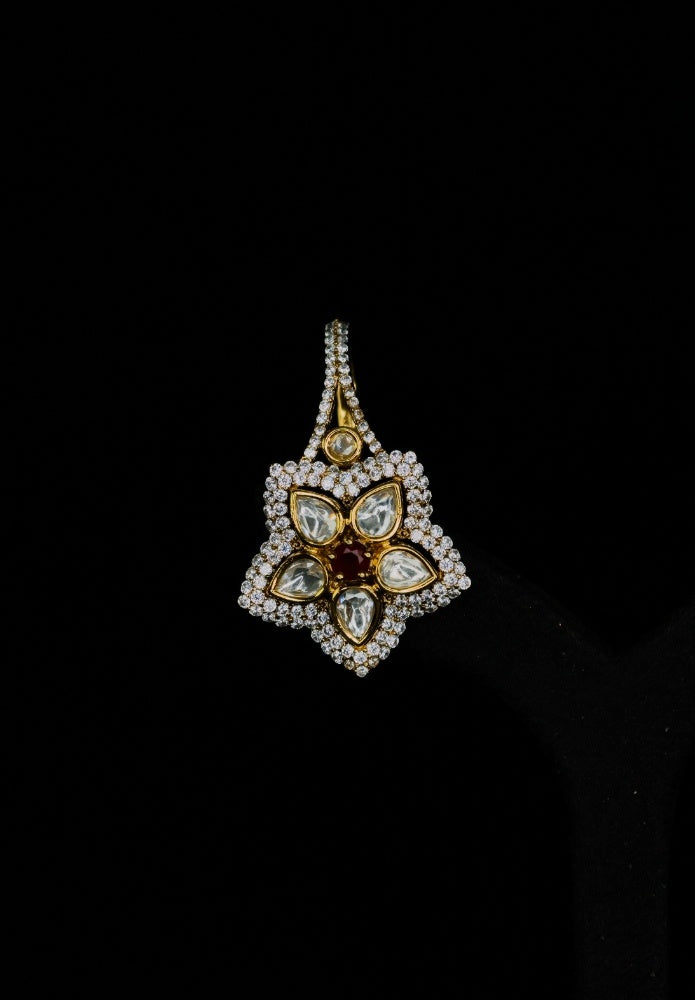 Moissanite Earrings ( Ear Cuff 16 )