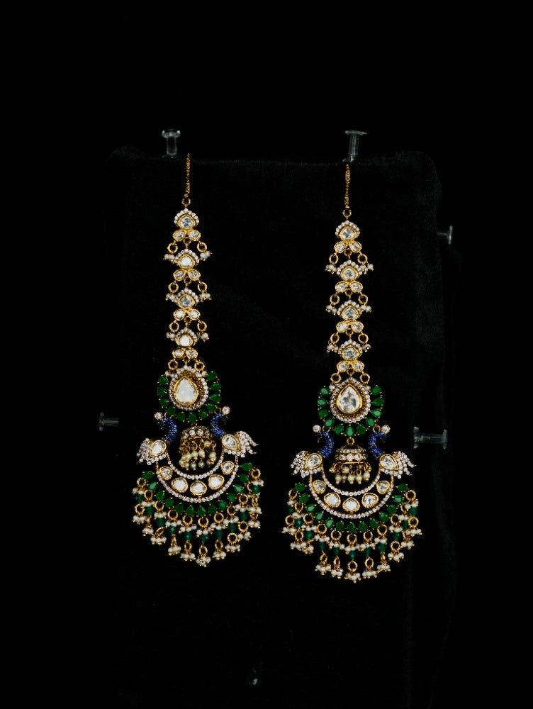 Moissanite Earrings ( Ear Cuff 21 )