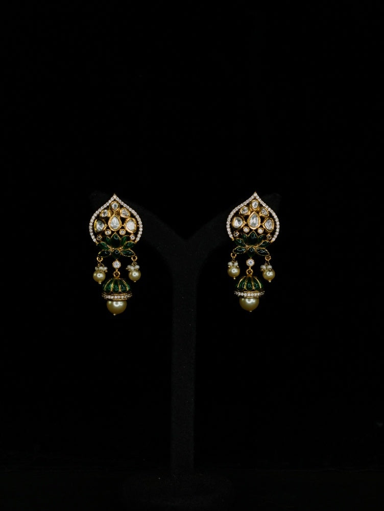 Moissanite Earrings ( Ear Cuff 06 )