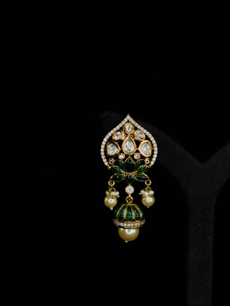 Moissanite Earrings ( Ear Cuff 06 )