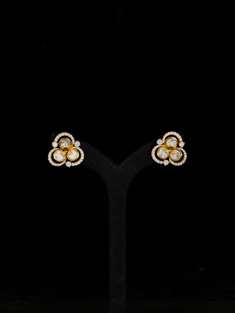Moissanite Earrings ( Ear Cuff 07 )