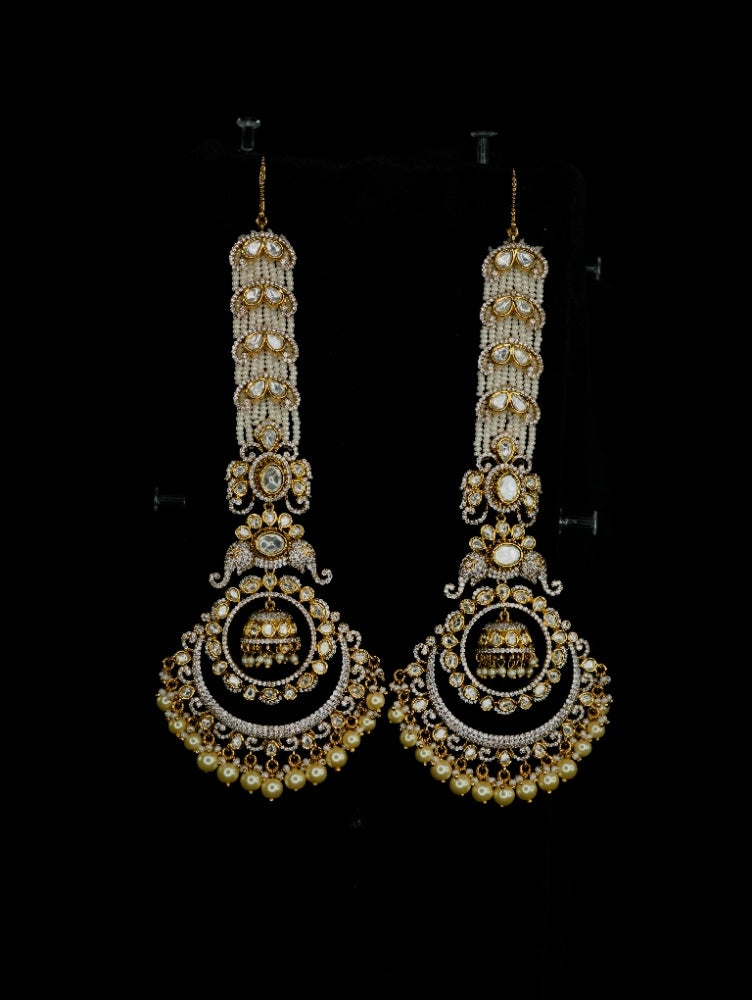Moissanite Earrings ( Ear Cuff 08 )