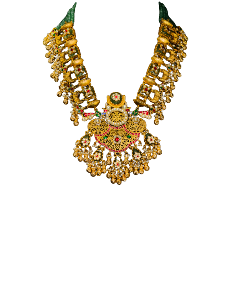 Rajwadi Long necklaces 04