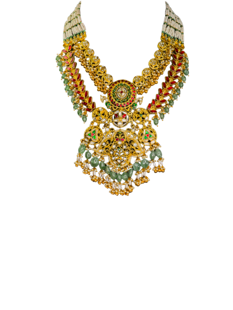Rajwadi Long necklaces 05
