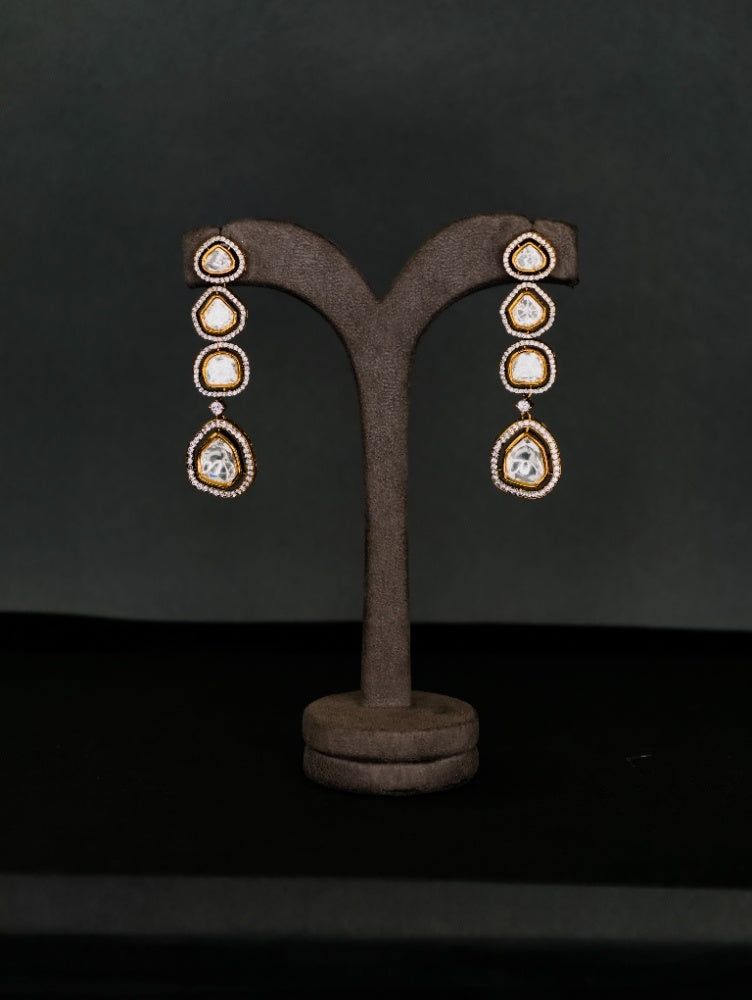 Moissanite long necklace 05