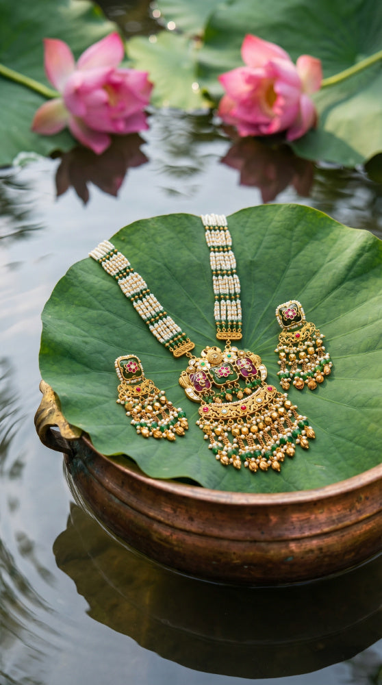 Rajwadi Long necklaces 13