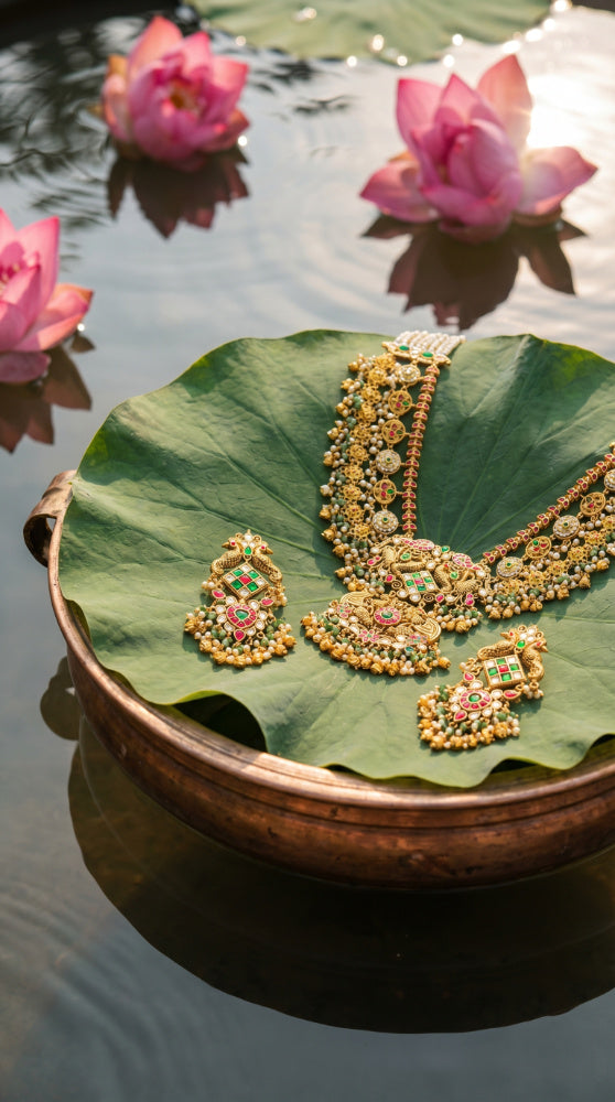 Rajwadi Long necklaces 02