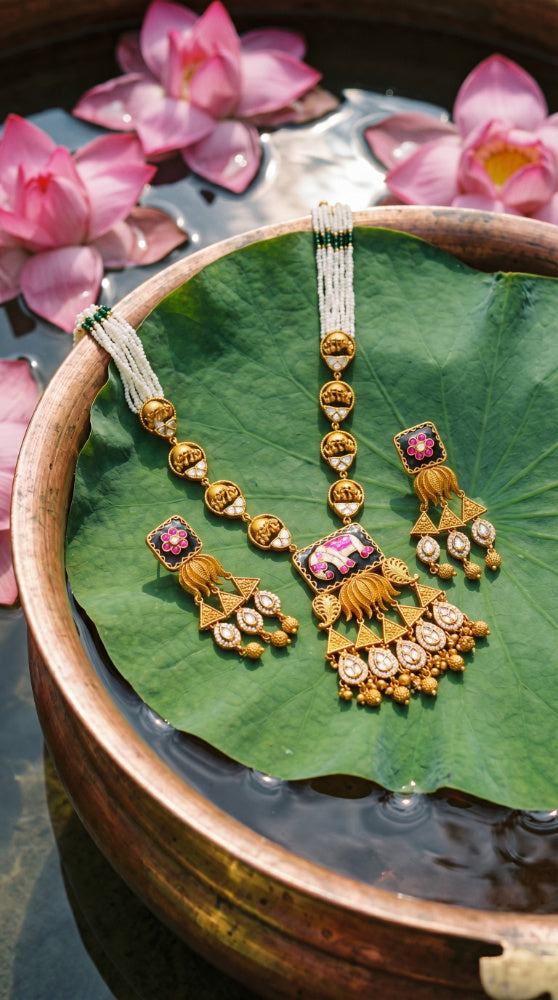 Rajwadi Long necklaces 20