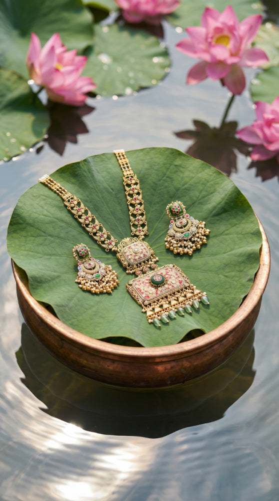 Rajwadi Long necklaces 26