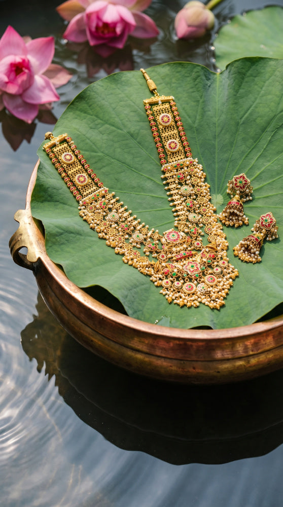 Rajwadi Long necklaces 06