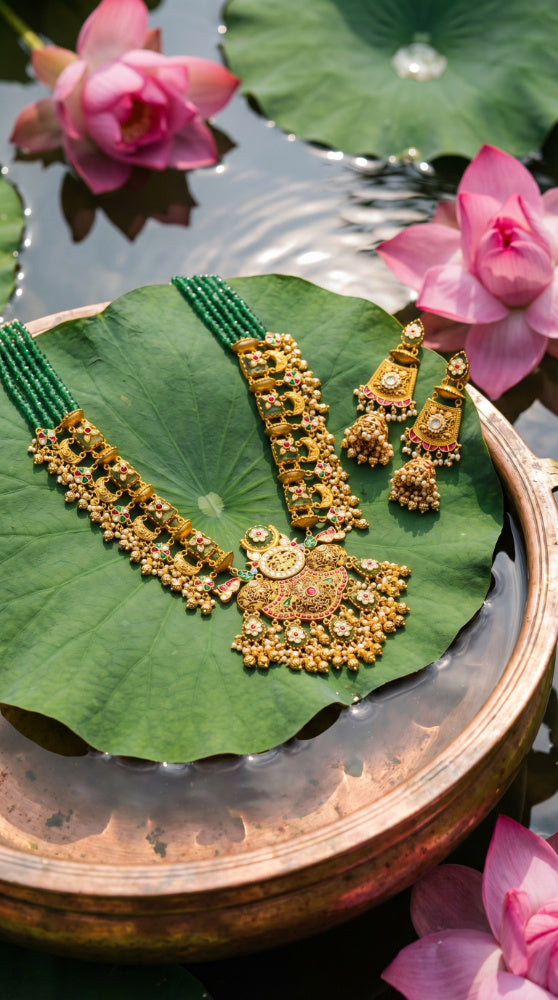 Rajwadi Long necklaces 07