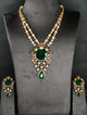 Moissanite long necklace 07