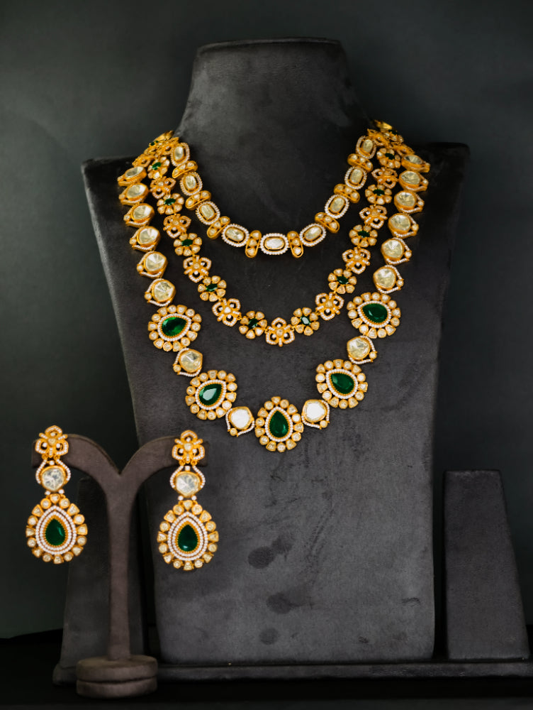 Moissanite long necklace 14