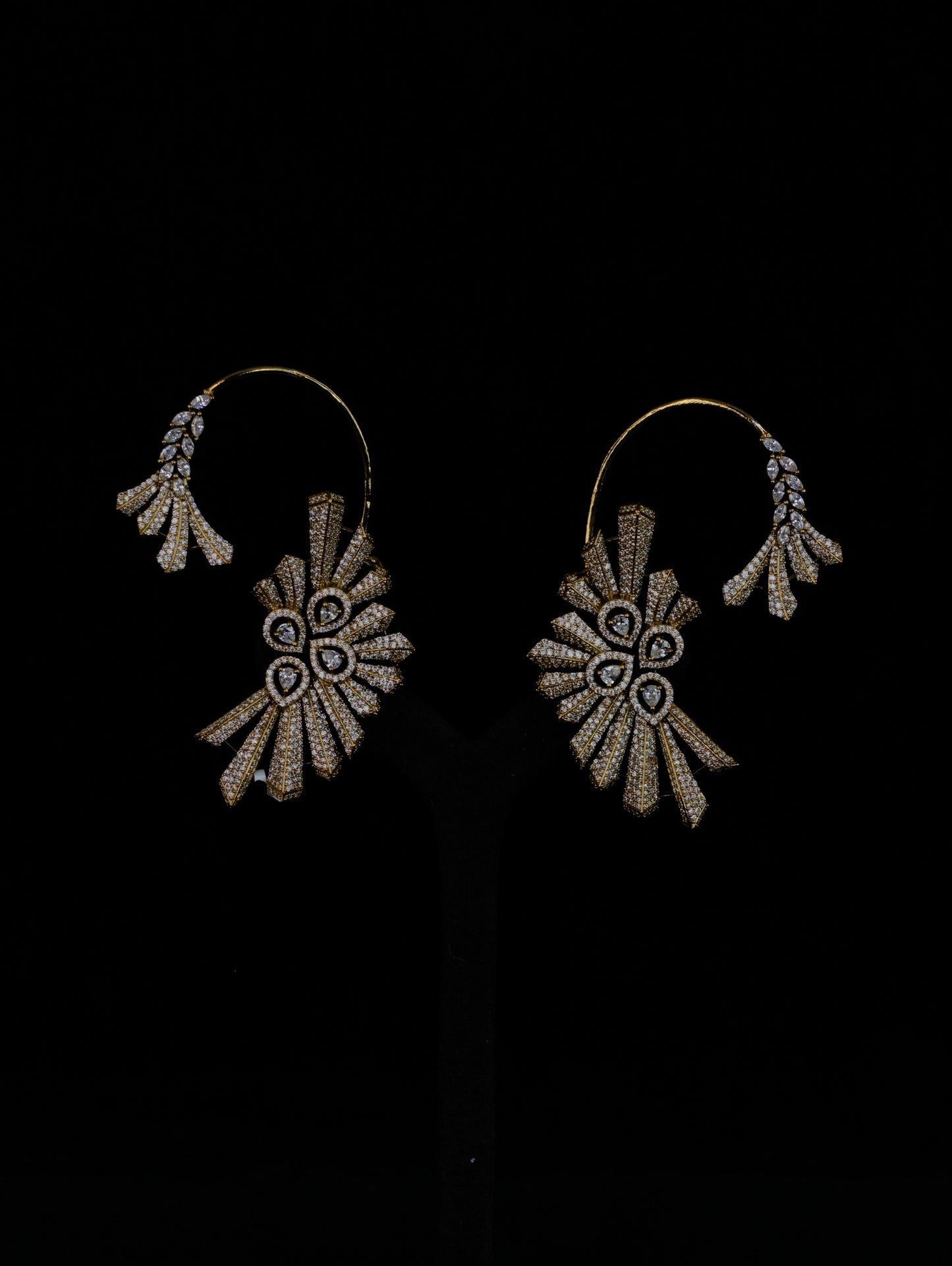 Moissanite Earrings ( Ear Cuffs 43 )