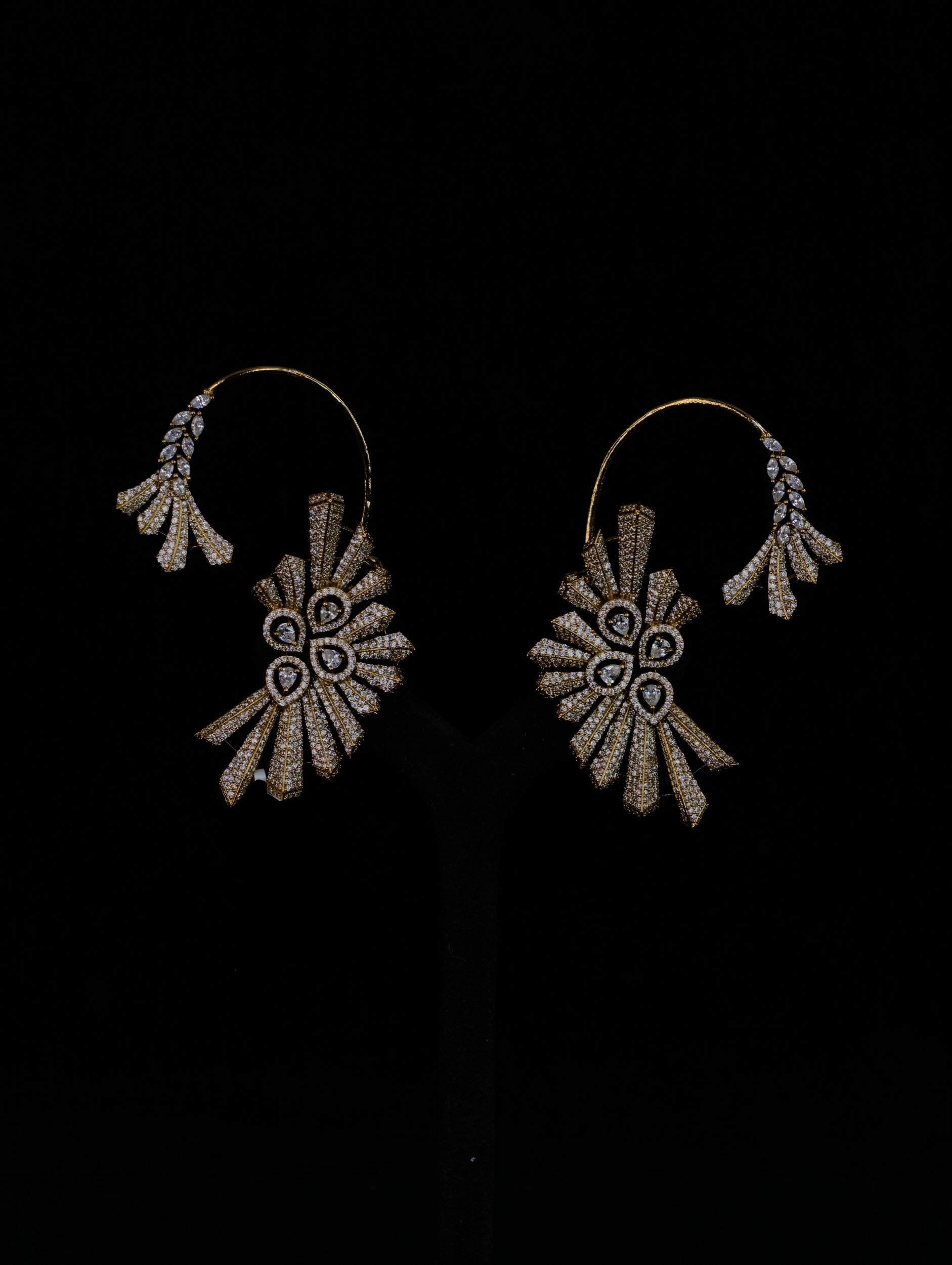 Moissanite Earrings ( Ear Cuffs 43 )