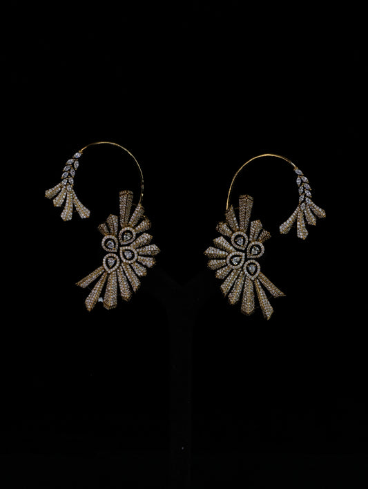 Moissanite Earrings ( Ear Cuffs 43 )