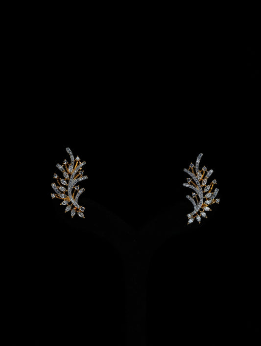 Moissanite Earrings ( Ear Cuffs 51 )