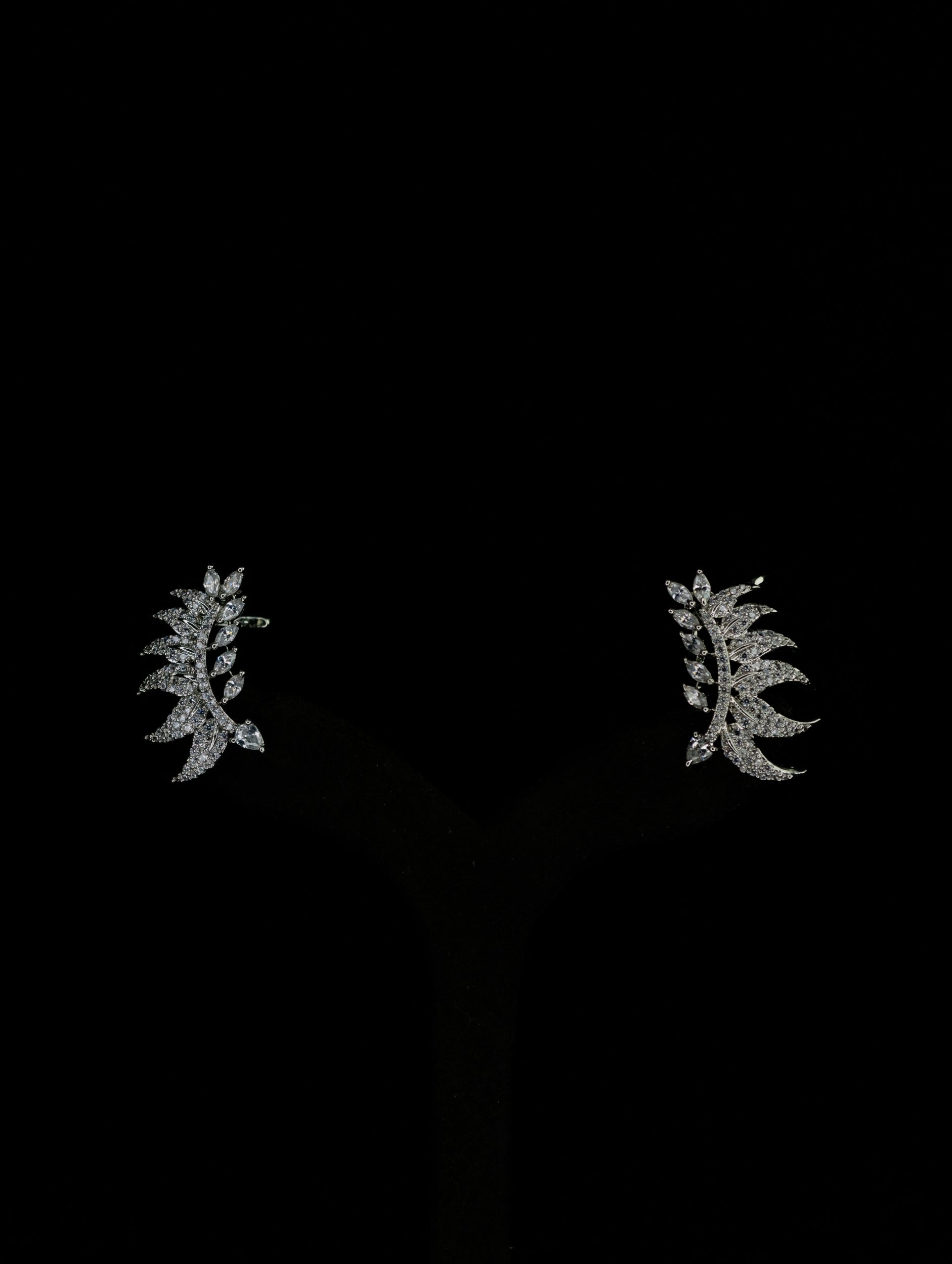 Moissanite Earrings ( Ear Cuffs 52 )