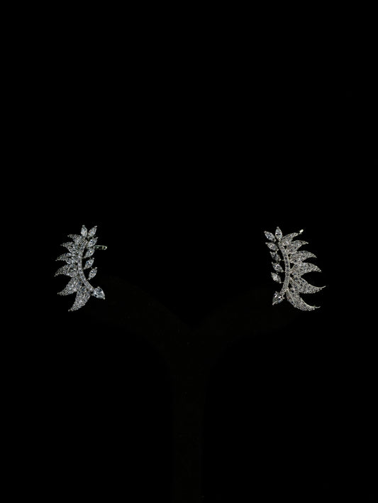 Moissanite Earrings ( Ear Cuffs 52 )