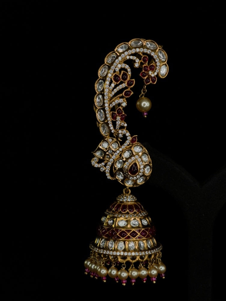 Moissanite Earrings ( Ear Cuffs 01 )