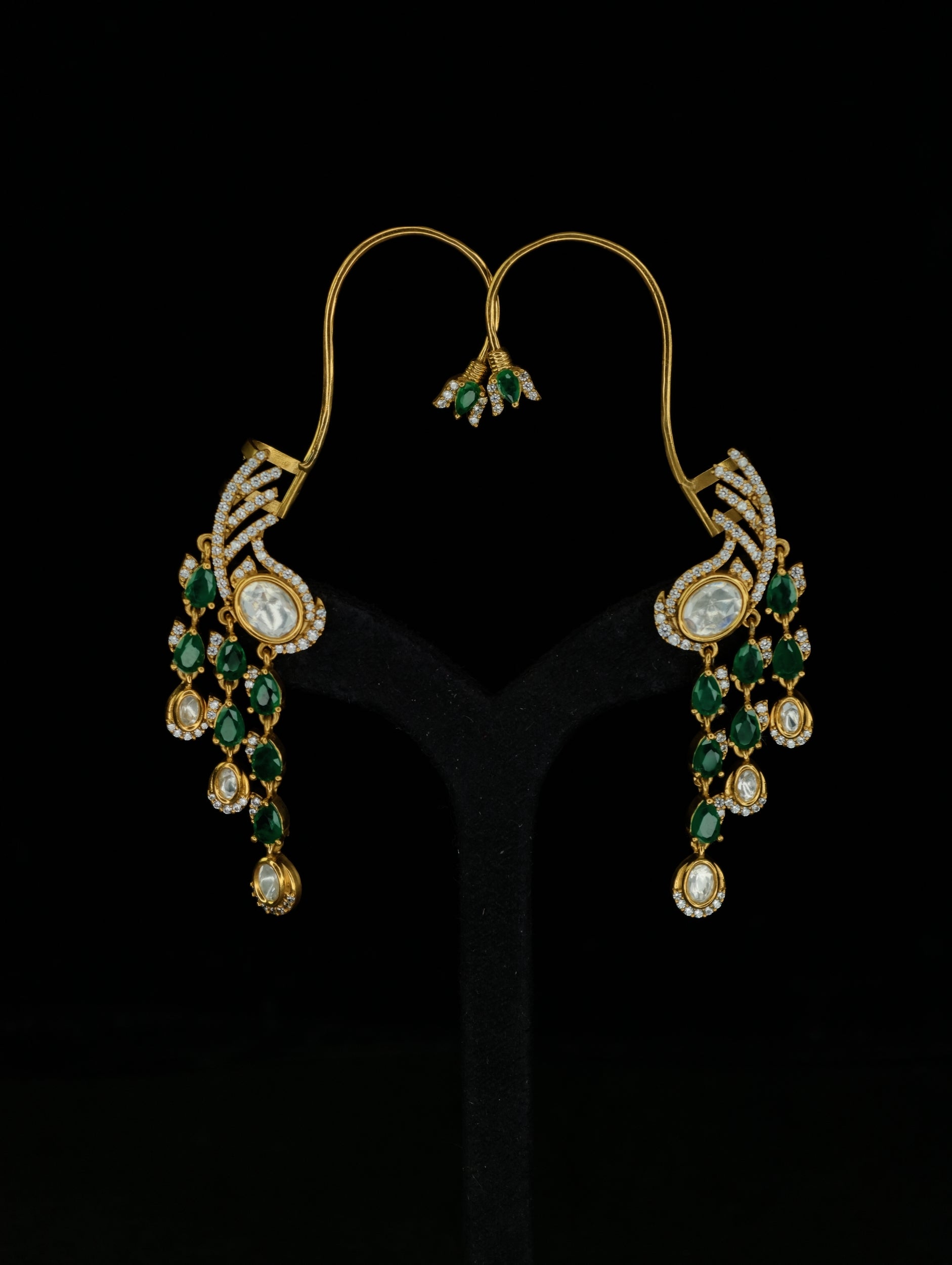 Moissanite Earrings ( Ear Cuffs 29 )