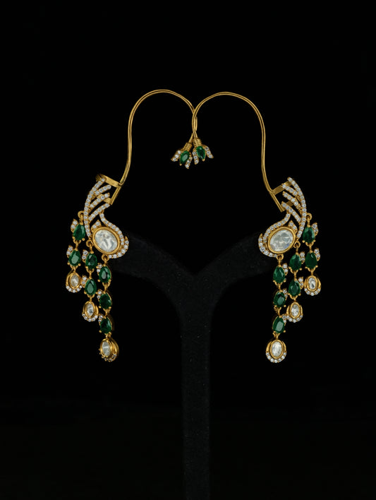 Moissanite Earrings ( Ear Cuffs 29 )