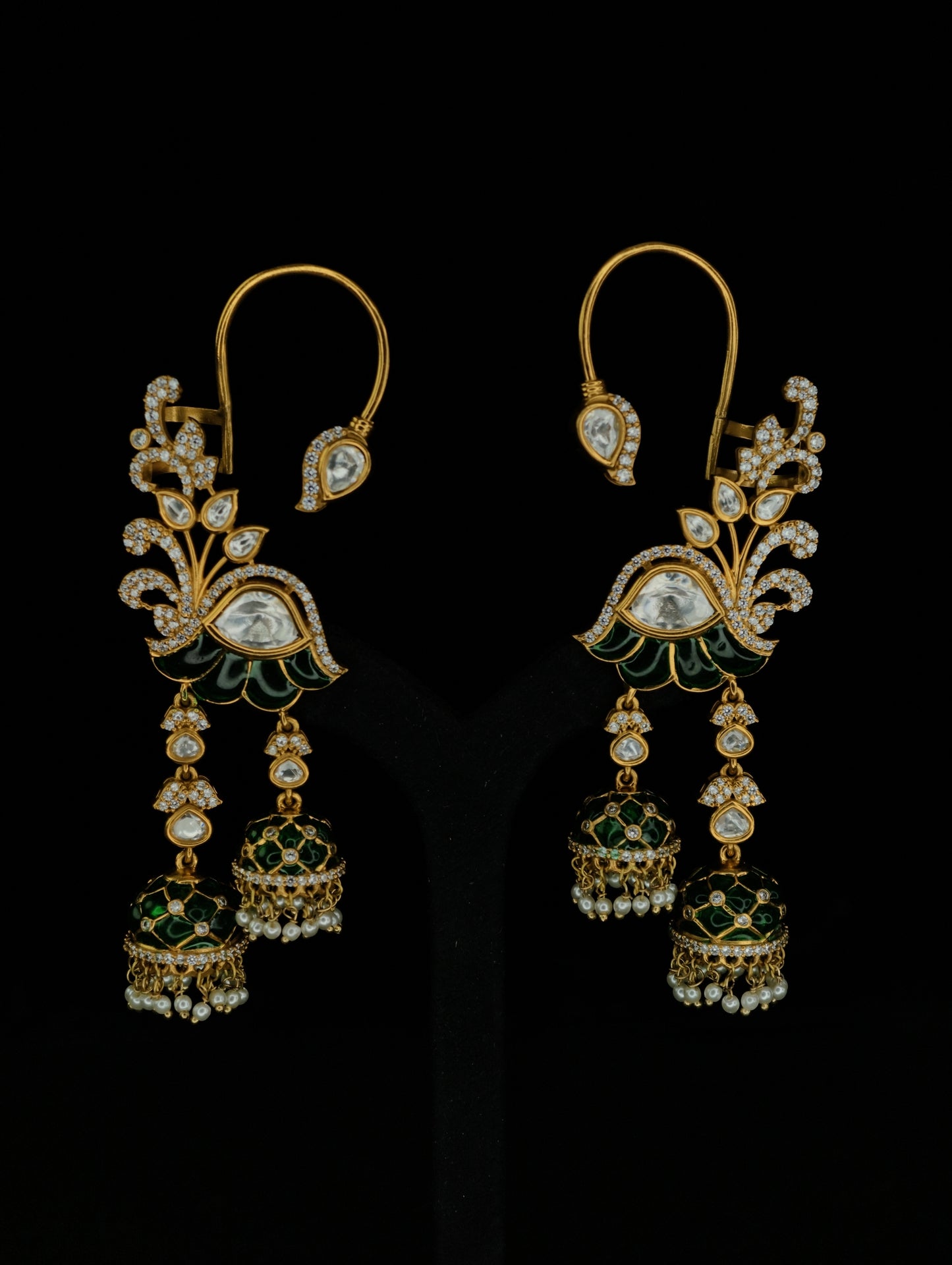 Moissanite Earrings ( Ear Cuffs 32 )
