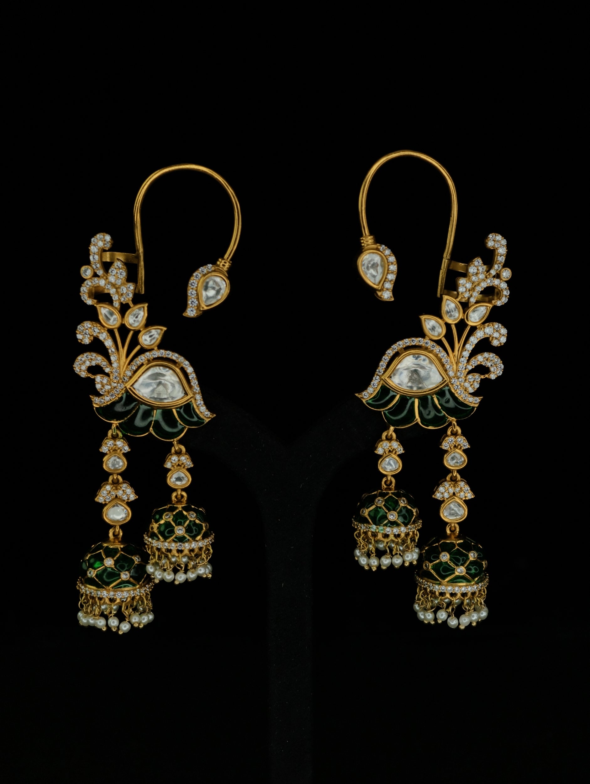 Moissanite Earrings ( Ear Cuffs 32 )