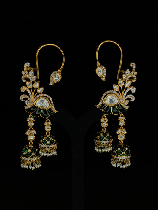 Moissanite Earrings ( Ear Cuffs 32 )