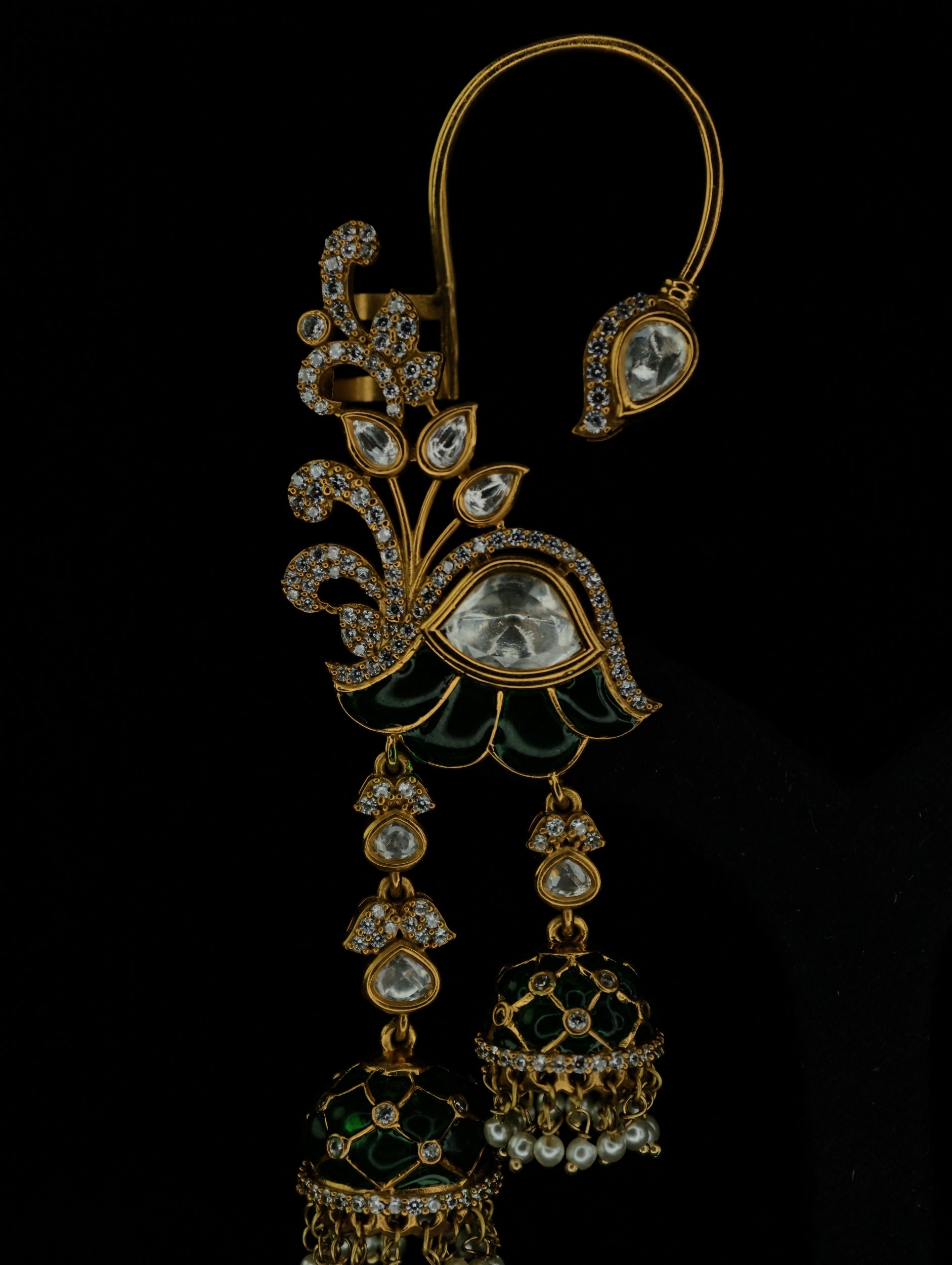 Moissanite Earrings ( Ear Cuffs 32 )