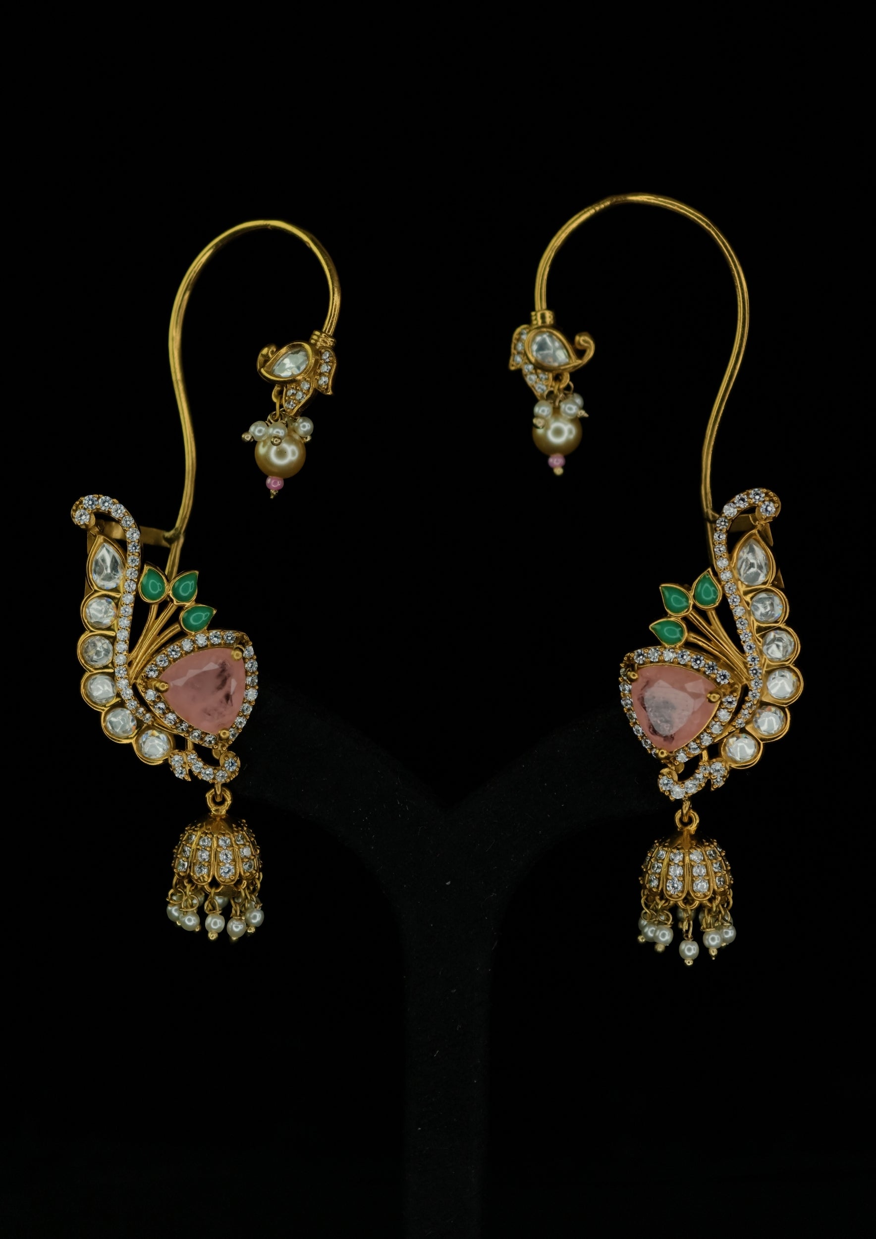 Moissanite Earrings ( Ear Cuffs 22 )