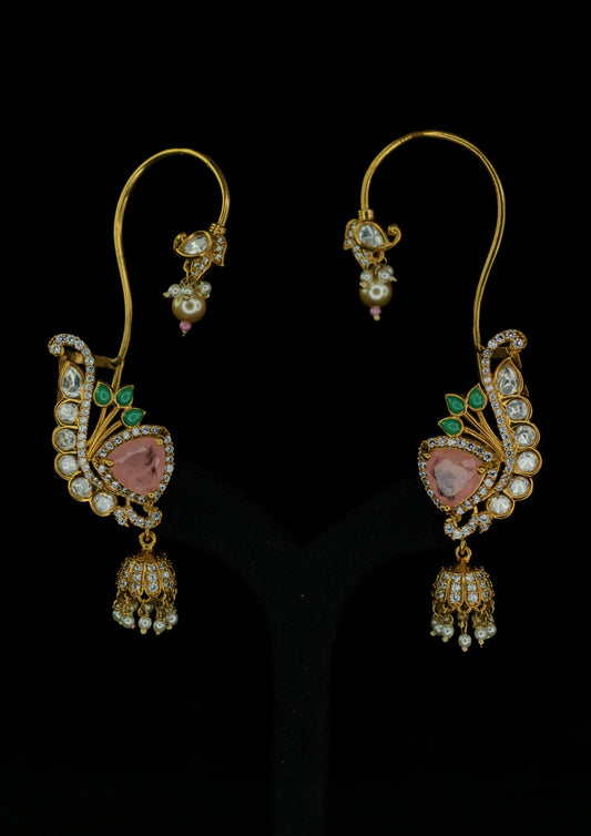 Moissanite Earrings ( Ear Cuffs 22 )