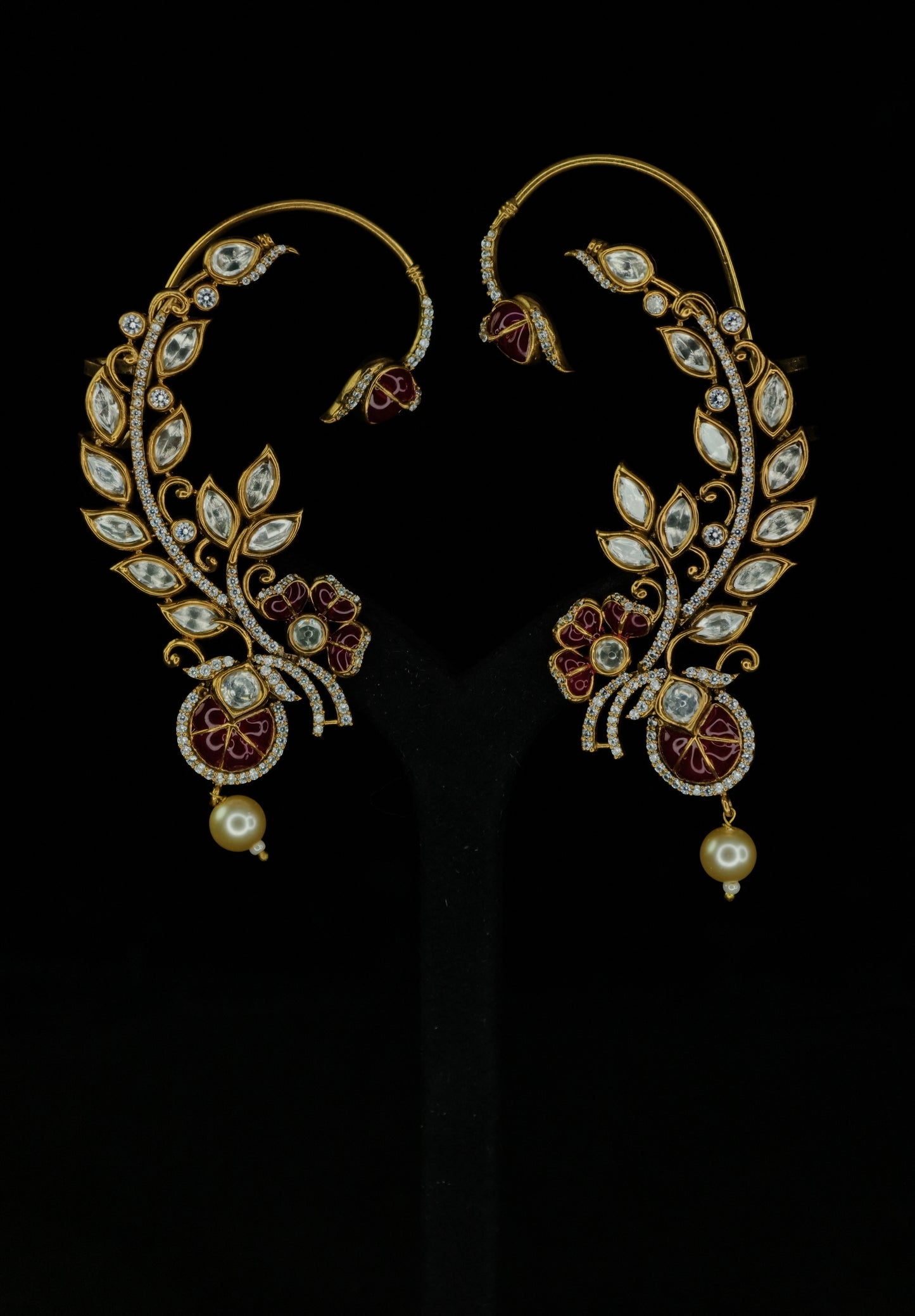 Moissanite Earrings ( Ear Cuffs 24 )