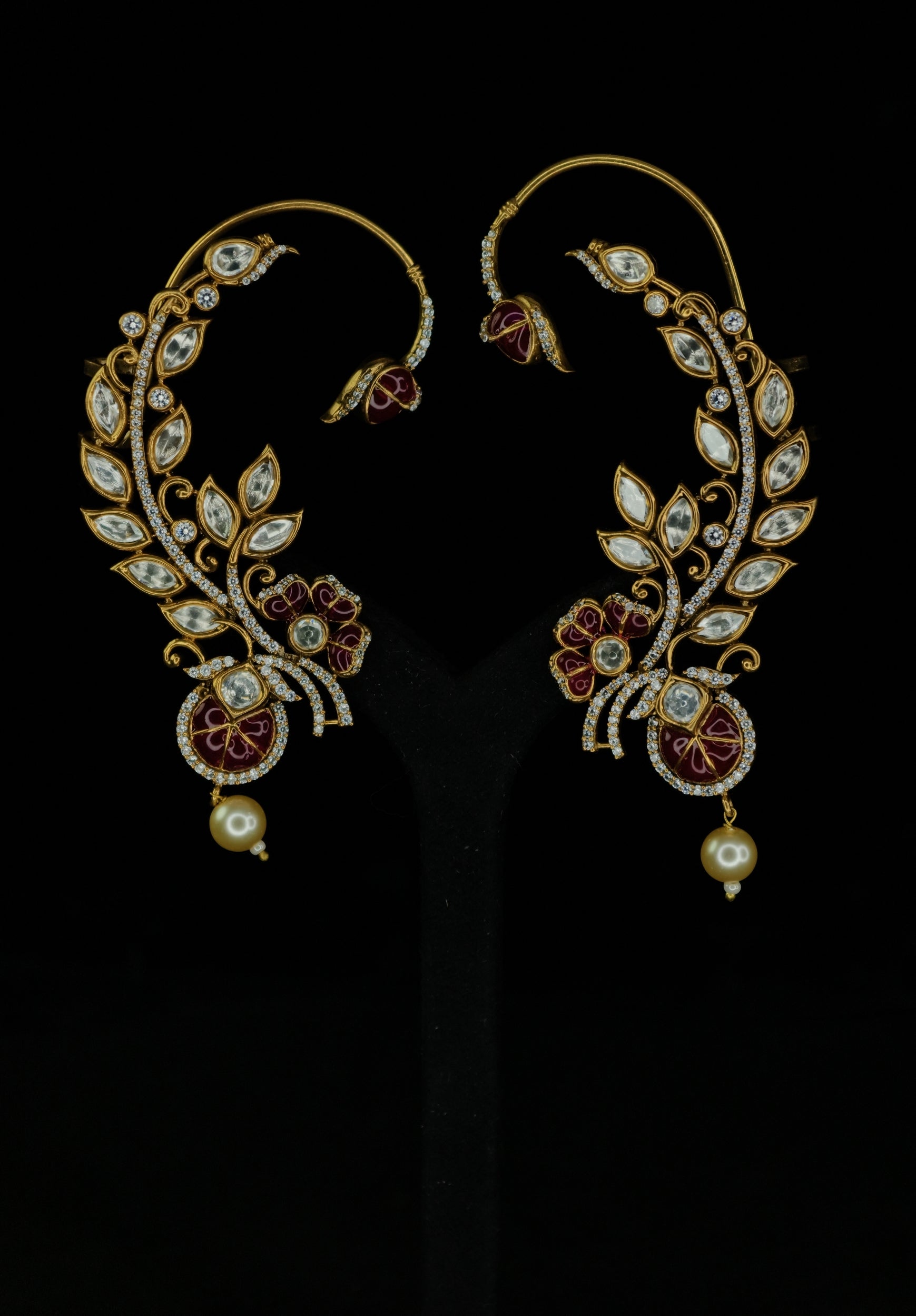 Moissanite Earrings ( Ear Cuffs 24 )