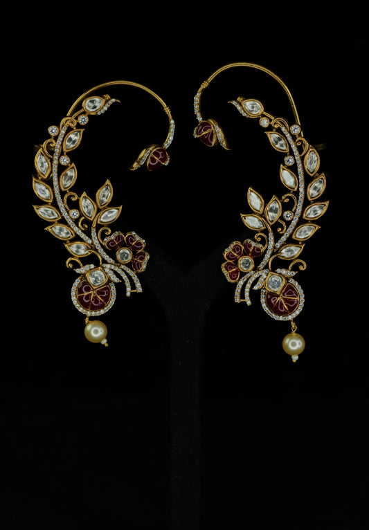 Moissanite Earrings ( Ear Cuffs 24 )