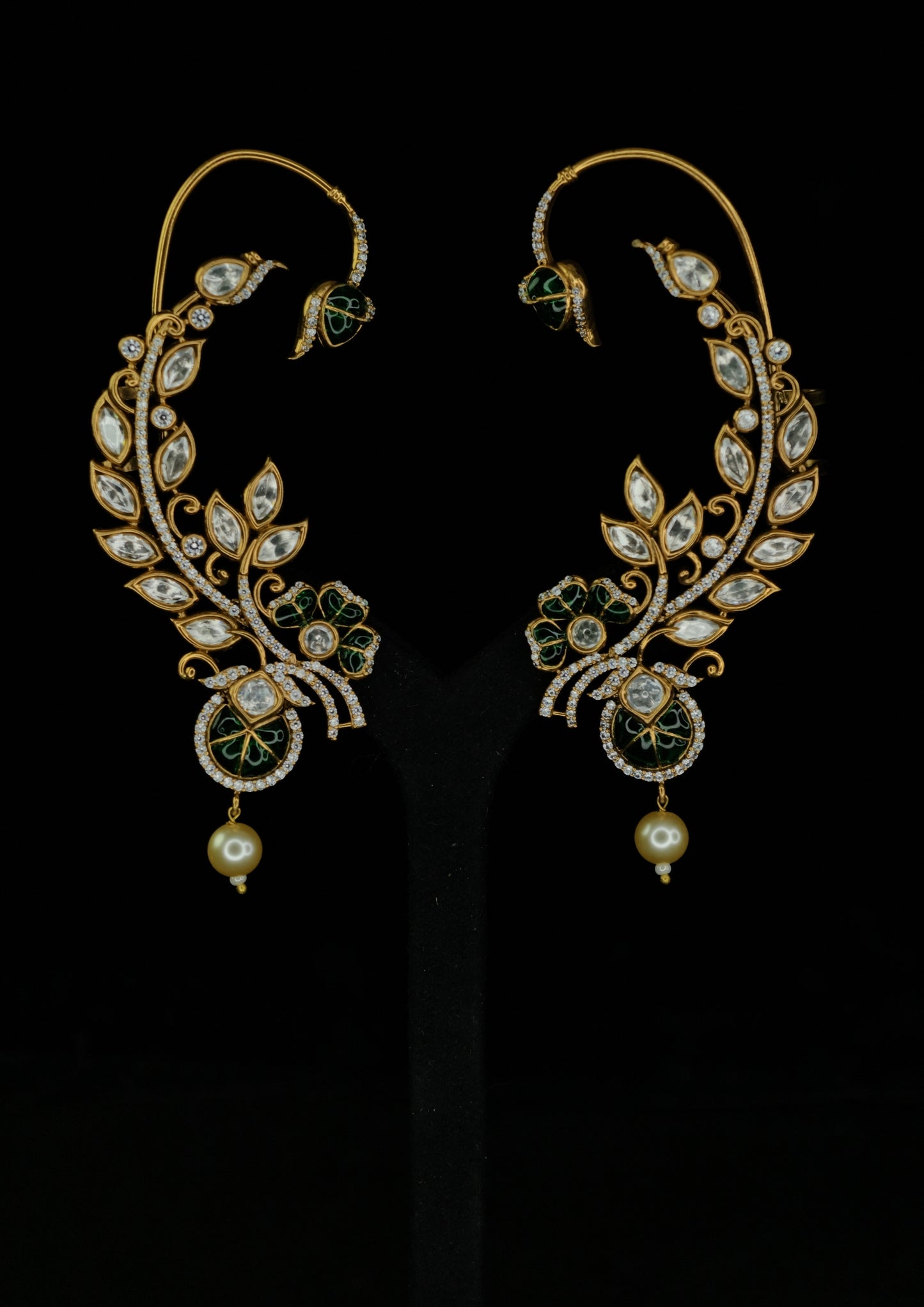 Moissanite Earrings ( Ear Cuffs 25 )