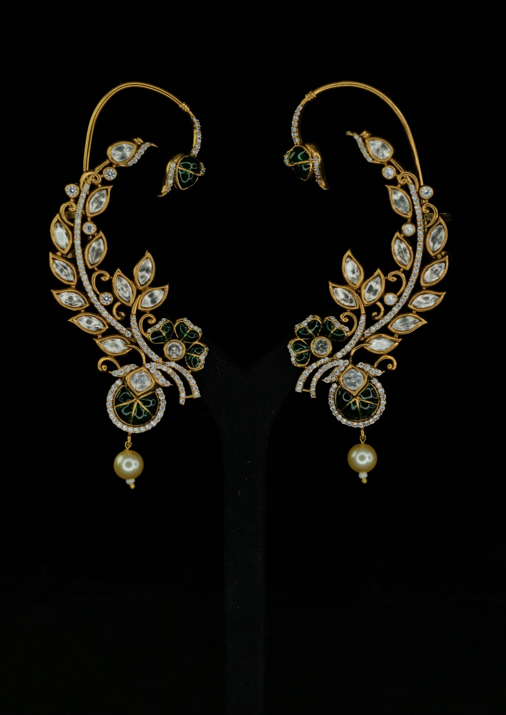 Moissanite Earrings ( Ear Cuffs 25 )