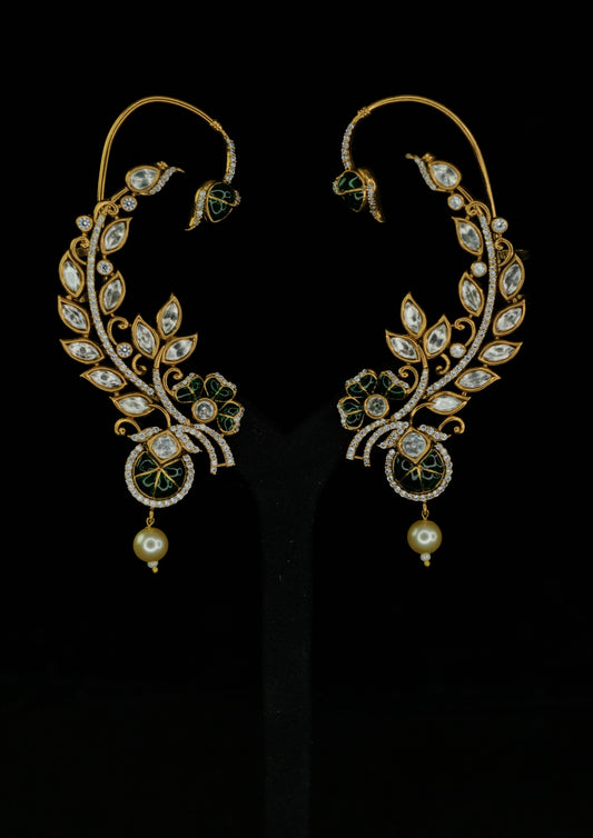 Moissanite Earrings ( Ear Cuffs 25 )