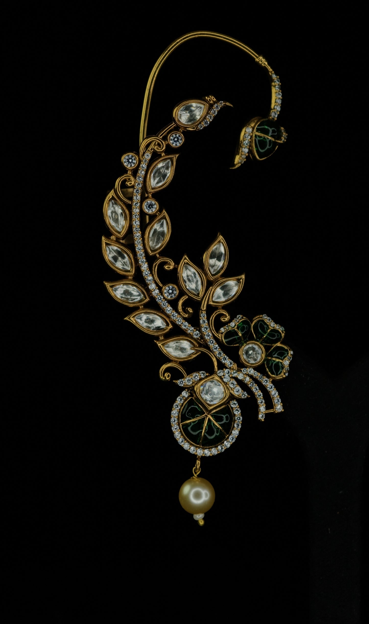 Moissanite Earrings ( Ear Cuffs 25 )