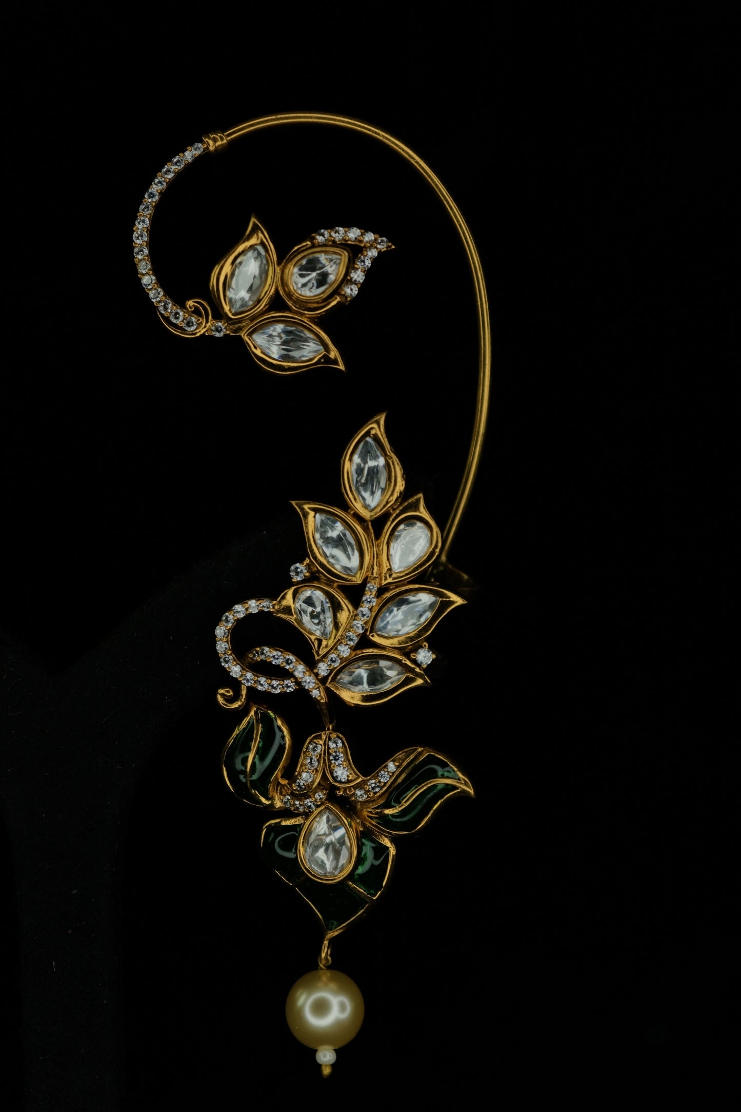 Moissanite Earrings ( Ear Cuffs 26 )